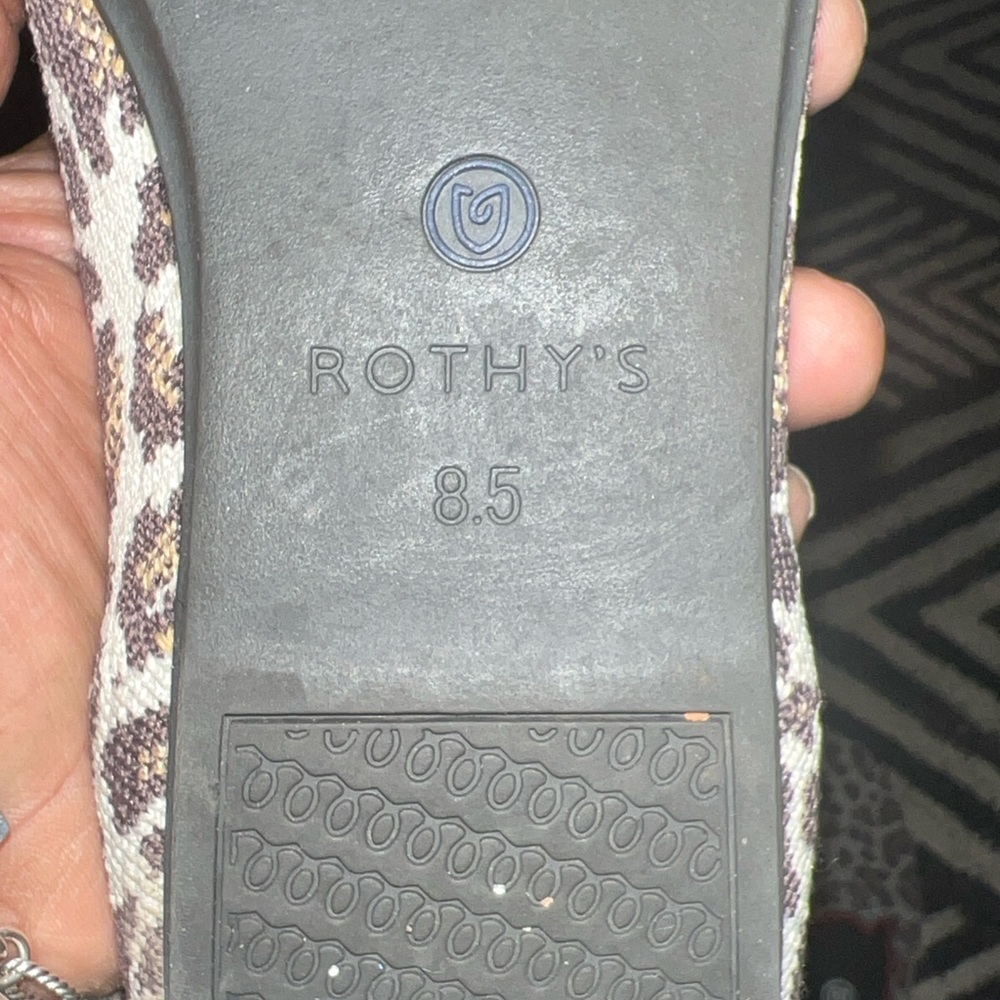 Rothy's Brown and Red Leopard Loafers - Picture 5 of 5